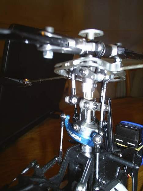 Helikopter T-rex 450 xl/se - alu rotorhoved billede 2