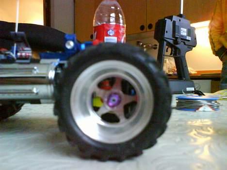 Off-Roader Mini-z monster SOLGT - Alu fælge lilla møtriker billede 7