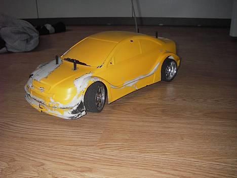 Bil Tamiya TL-01 >Tobias< - Ja ved godt det ikk er pænt men var dårlig til at styre da jeg fik den... :( billede 5