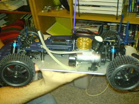 Truck kyosho PureTen GP 4WD - med nye støddæmpere og hjul uden tank billede 8