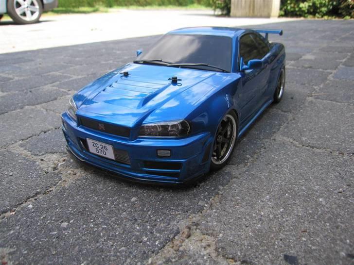 Bil Nissan Skyline R34 GT-R Nismo Z-Tune Tamiya TT-01 billede 3