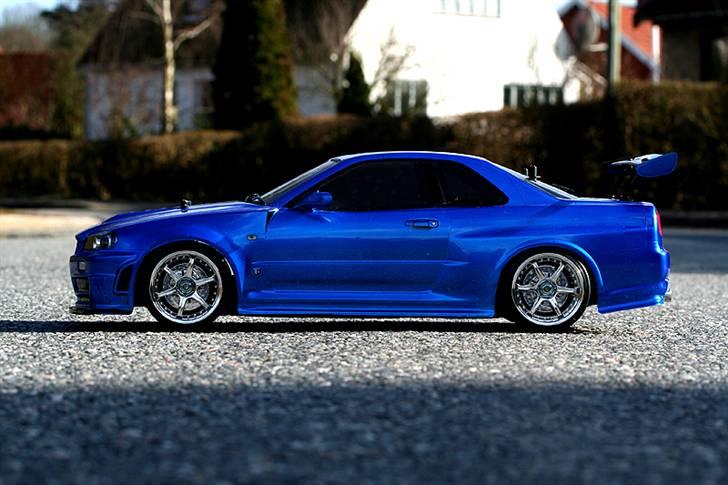 Bil Nissan Skyline R34 GT-R Nismo Z-Tune Tamiya TT-01 billede 4