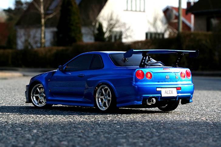 Bil Nissan Skyline R34 GT-R Nismo Z-Tune Tamiya TT-01 billede 8