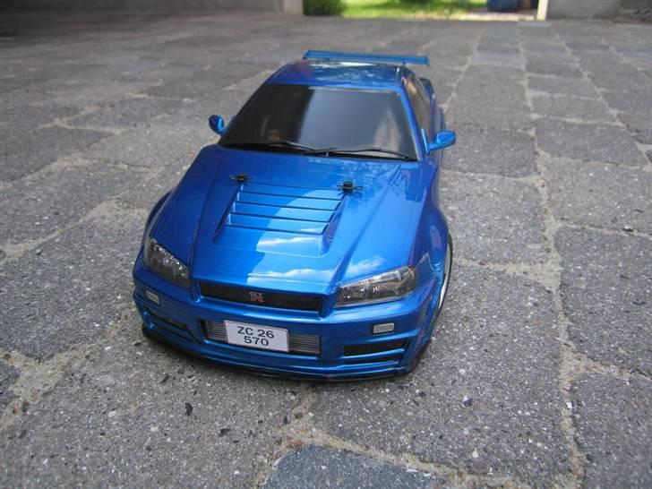 Bil Nissan Skyline R34 GT-R Nismo Z-Tune Tamiya TT-01 billede 9