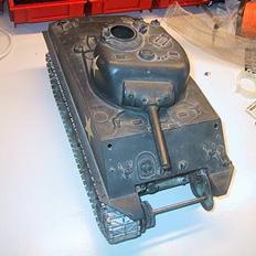 Militær Tamiya M4 Sherman tank