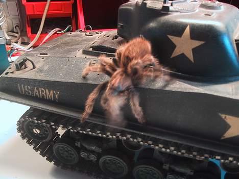 Militær Tamiya M4 Sherman tank billede 5