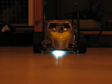 Bil hot rocker  - med diode lys blåt 1(gamle karosse) billede 5