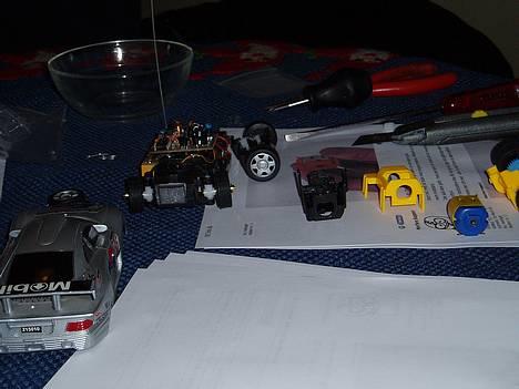 Bil Mercedes CLK - her kan man se det arbejde mig og min far laver med mit hjul mod kit billede 2