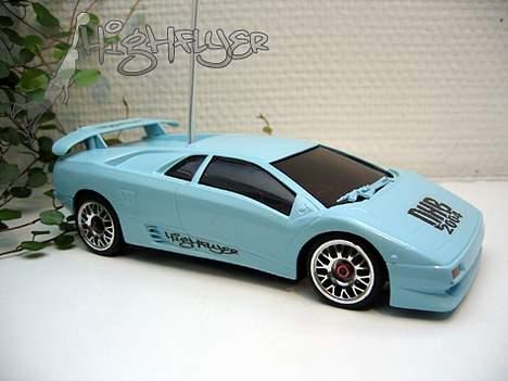 Bil Kyosho Mini-Z - dejlig lav lamborghini...  billede 3