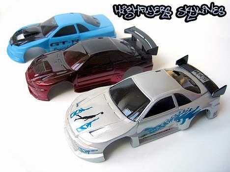 Bil Auldey Racetin - Her kan du se silver med sine artsfæller. Den i midten er fra Erlings Autolakering, og den blå har jeg såmend også selv lavet... billede 6