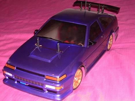 Bil AE-86 Trueno (Projekt) - Det endte med at blive uden flammer. Farven blev metallic lilla. Ser bedre ud end paa billedet. billede 7