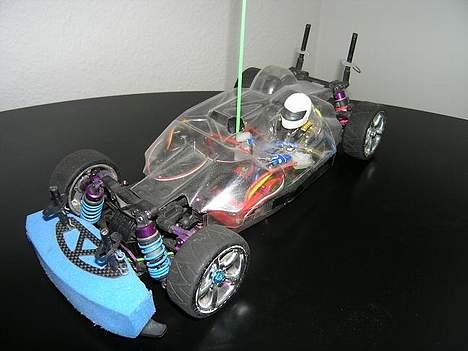 Bil HPI PRO 2 - Beskyttelses cover til bilen. en under- og overdel med fører på. billede 4