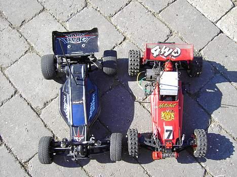 Buggy Tamiya DF-03 Dark Impact - Sammen med sin 20 år ældre broder billede 5