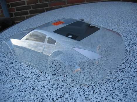 Bil CEN CT4-S Porche 911 GT3 - 350Z Body Front med rudetoning, klar til lakeren. billede 15