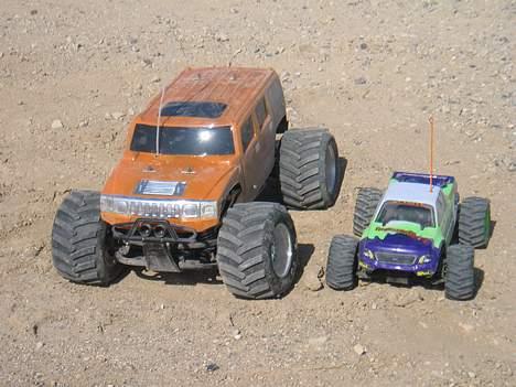 Truck tyrannosaurus (SOLGT) - størrelses forhold TV: toppers FG TH: Min tyrannosaurus 1:10 billede 8