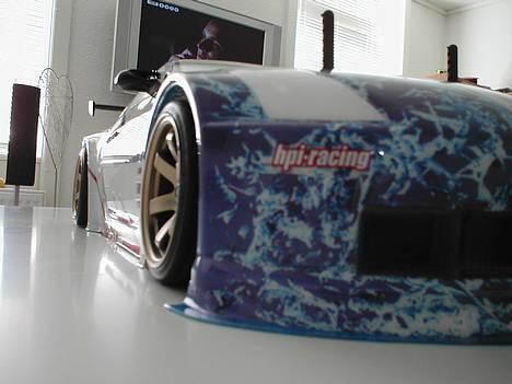 Bil HBX onroad. Nissan 350Z. - så blev den nye karosse færdig og sys sq det er blevet meget godt billede 1