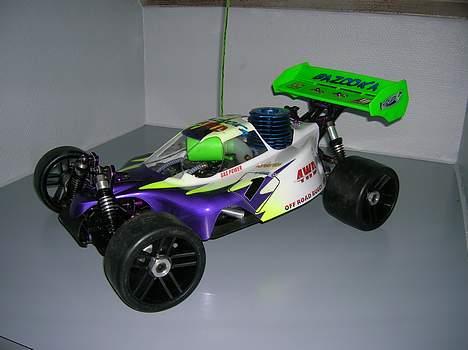 Buggy Hispeed Bazooka Pro - Med bane-slicks. billede 18