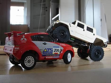 Off-Roader Mini Z Pajero Evo Dakar billede 6