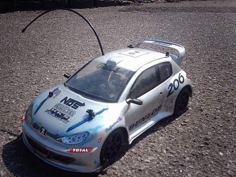 Bil Nikko Peugeot 206 - Fra siden billede 1