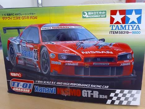 Bil TAMIYA TT-01 (SOLGT!!!) - TAMIYA TT-01 XANAVI NISMO GT  R34 billede 1
