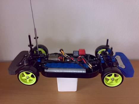 Bil TAMIYA TT-01 (SOLGT!!!) - TAMIYA TT-01 Monteret med HPI Stage D-Drift Kit og diverse Alu upgrades billede 5