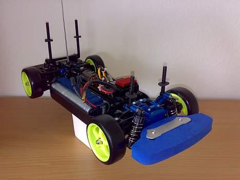 Bil TAMIYA TT-01 (SOLGT!!!) - TAMIYA TT-01 Monteret med HPI Stage D-Drift Kit og diverse Alu upgrades billede 6