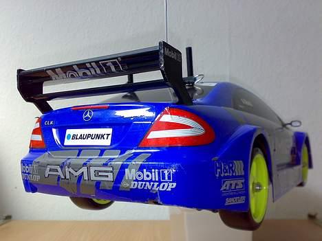 Bil TAMIYA TT-01 (SOLGT!!!) - Chassiet monteret med min gamle Mercer "trænings" karosse, lånt fra min TL-01 billede 11