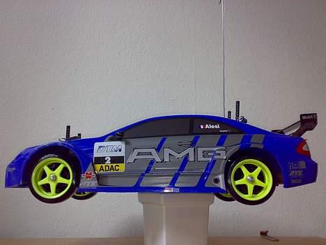 Bil TAMIYA TT-01 (SOLGT!!!) - Chassiet monteret med min gamle Mercer "trænings" karosse, lånt fra min TL-01 billede 13