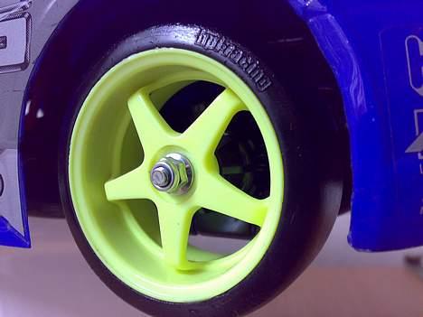 Bil TAMIYA TT-01 (SOLGT!!!) - Org. HPI Stage D-Drift kit monteret på 5 spoke fælge billede 14