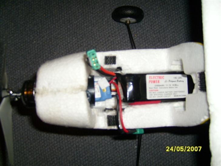 Fly MiniMag. Convert to Nitro - Power fra et 2300 mAmp 11,1 Volt Lipo Noget med knald i´ ! billede 8