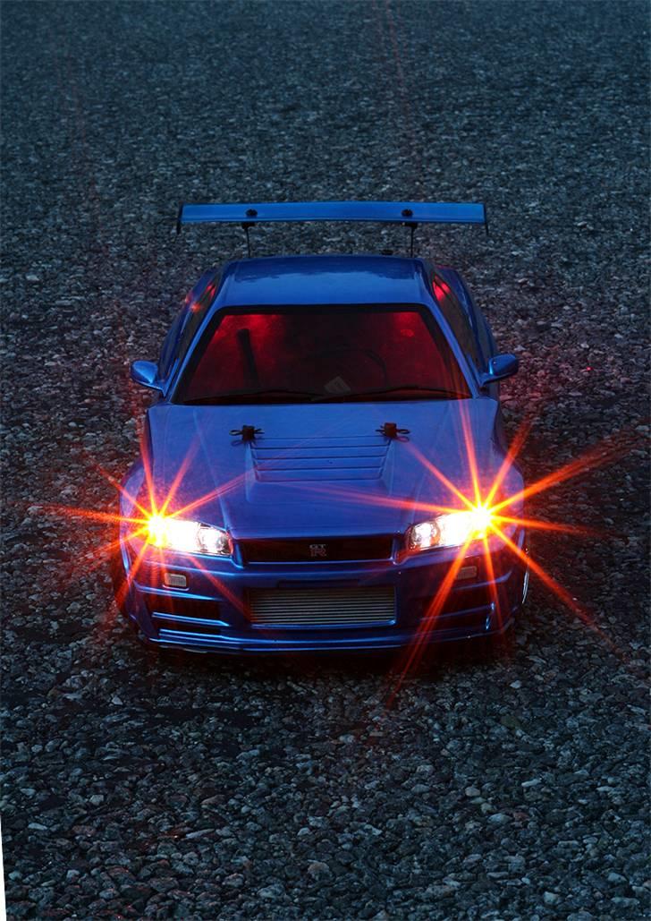 Bil Nissan Skyline R34 GT-R Nismo Z-Tune Tamiya TT-01 billede 19