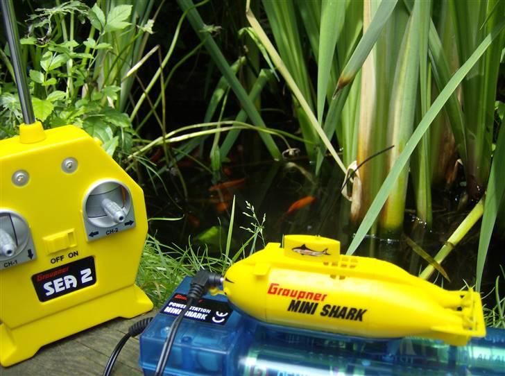 Båd U Båd Graupner mini shark - og nu skal jeg lades op til næste gang.. billede 20