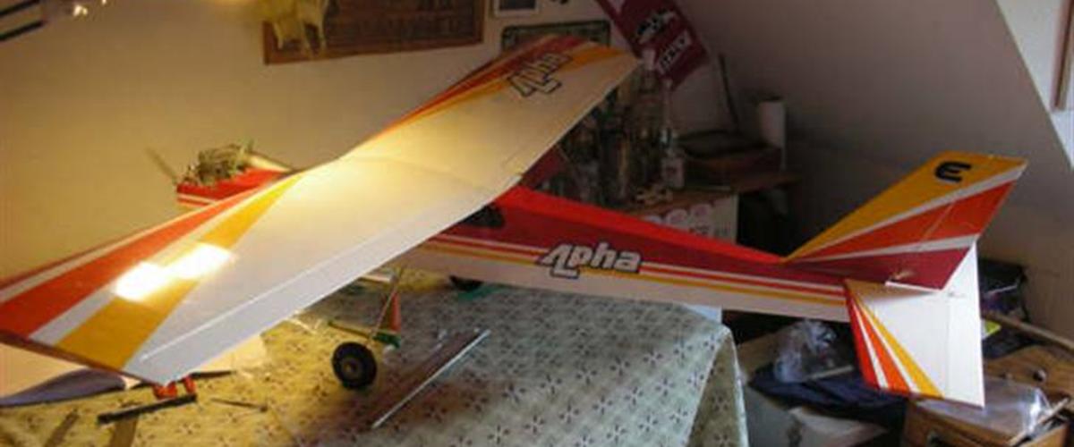 Fly Hangar 9 Alpha trainer 2007 Ja det er min første brændsto...