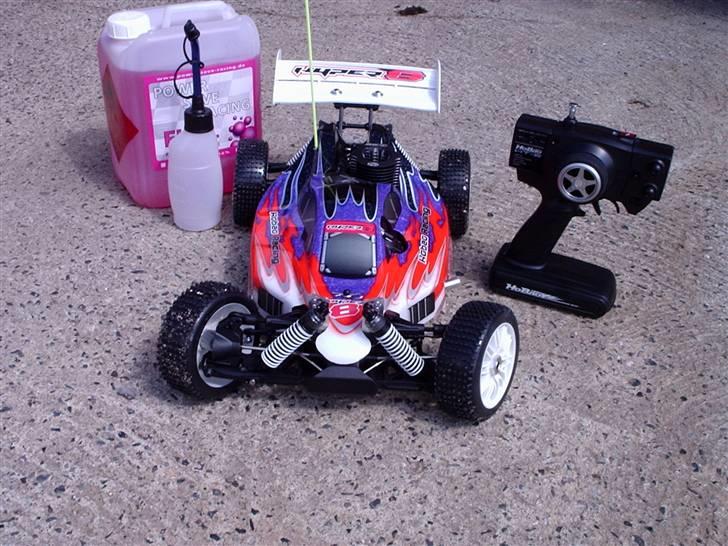Buggy Ho Bao Hyper 8 SOLGT - Hyper 8, sender, nitroflaske og nitro ! :) billede 14