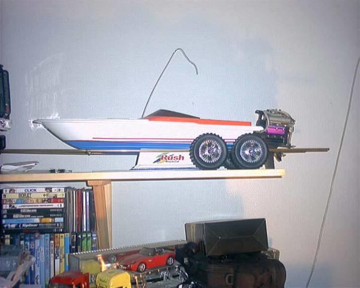 Båd Rc Speedbåd - Det er den trailer som den skal transpoters på billede 4