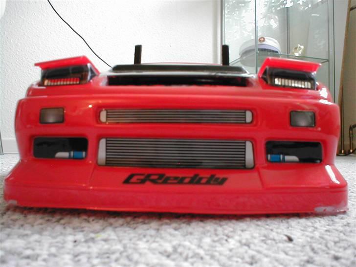 Bil Nissan 200sx s13 - Så kom der lygter på...sleepy eyes selvfølgelig. Nyt luftindtag blev der os plads til billede 11