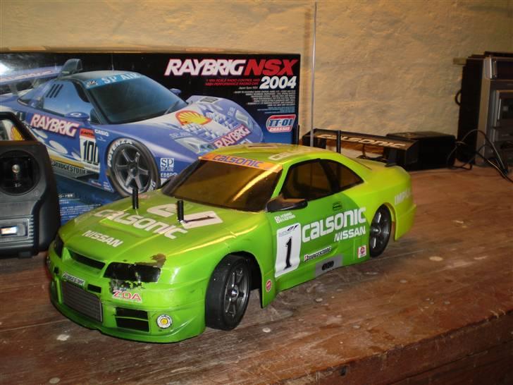 Bil Tamiya TT-01 - Med karossen på billede 6