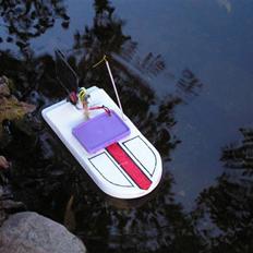 Båd Hjemmelavet "sumpbåd"