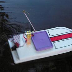 Båd Hjemmelavet "sumpbåd"