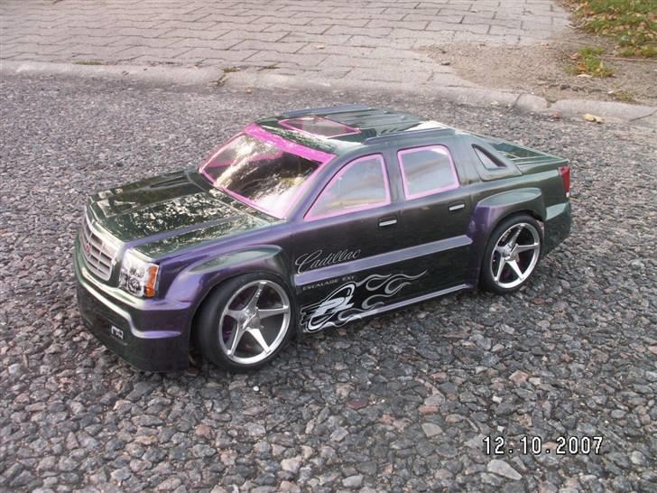 Bil HPI RS4 3 Cadillac Alu - HPI RS4 3 Custom Komplet Alu - Ridez Cadillac Escalade Ext Custom Malet fra USA  billede 11