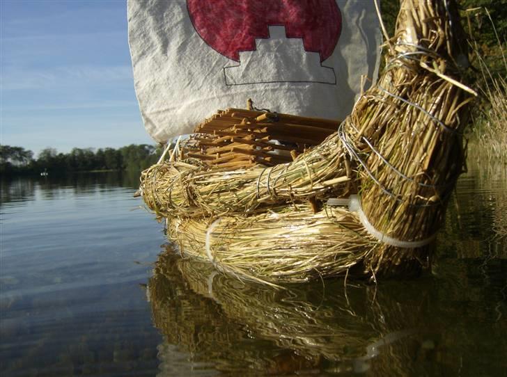 Båd KONTIKI,,,"Tigris" Brændt billede 20