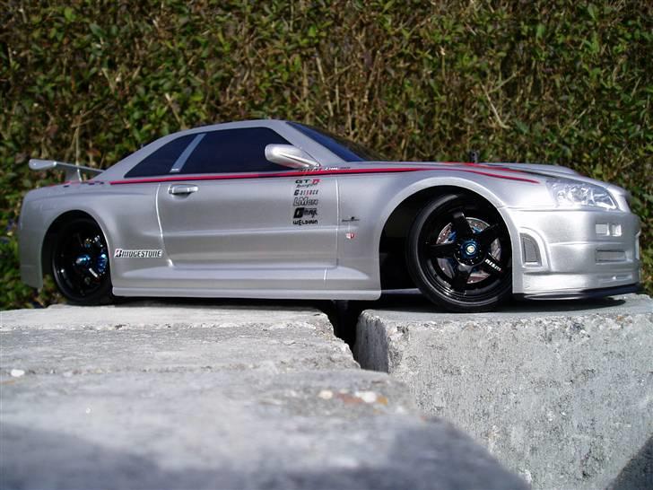 Bil TT-01 Carbon/Alu Edition - originale nismo fælge, med skivebremser billede 3