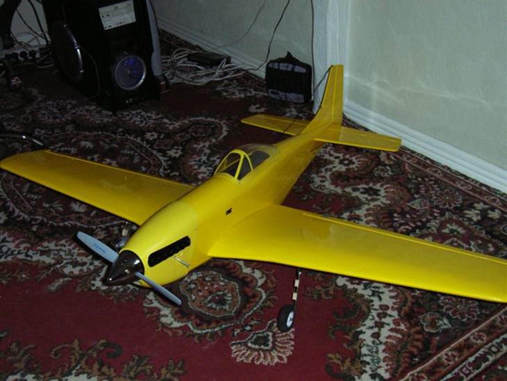Fly P51 Mustang *DØD* - Det gule lyn billede 1