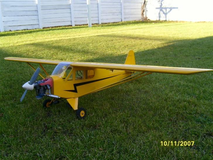 Fly Piper J3-40 R.I.P 2010 - Første gange ude i det fri. billede 1