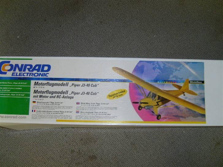 Fly Piper J3-40 R.I.P 2010 - Stadigvæk i kassen billede 2