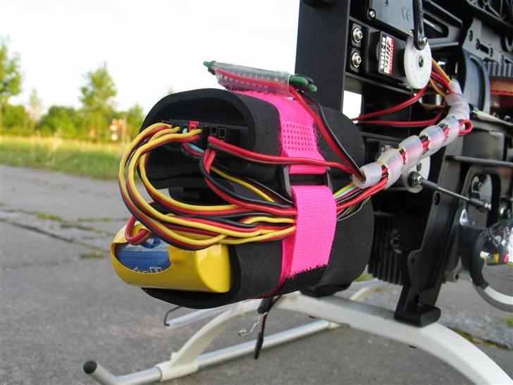 Helikopter raptor 30 v2 - når nu er vi noget til el´et modtager og modtager batteriet  billede 13