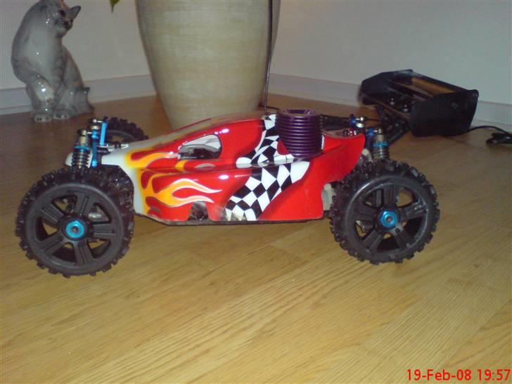 Buggy ravager RTR 4.6 til salg 800kr. - nye billedet og med sorte fælge og hækvinge billede 16