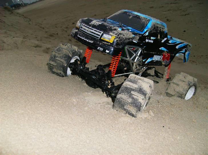 Off-Roader Wheely King - test på stranden ved hirtshals billede 6