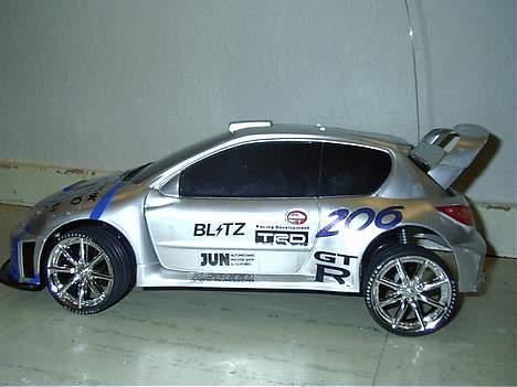 Bil peugeot 206 - bilede med stringz fat fælge og klistermærer billede 9