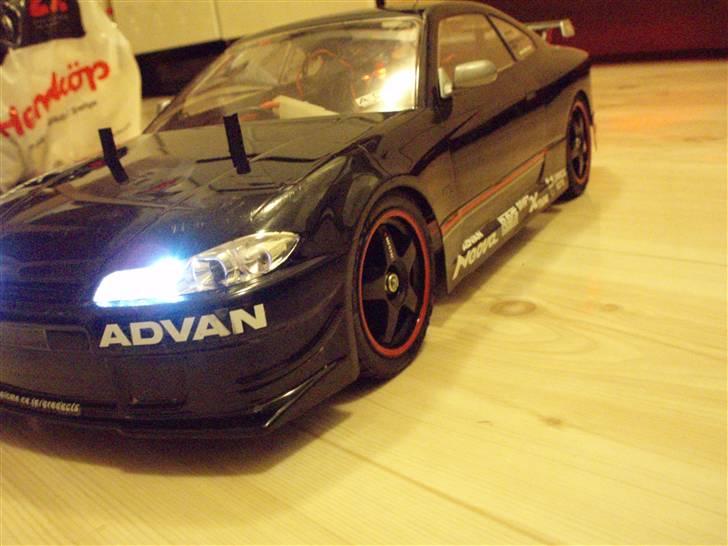 Bil Tamiya TT-01 Nissan S15 - fint forlys. billede 1